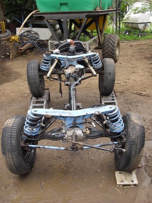 Chassis during strip down