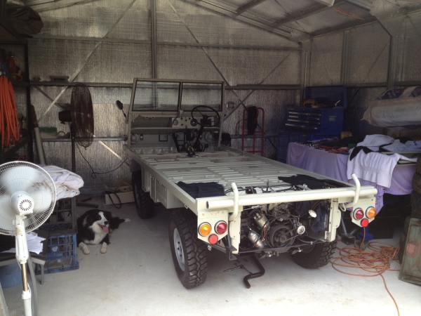 Body & chassis in new shed.jpg